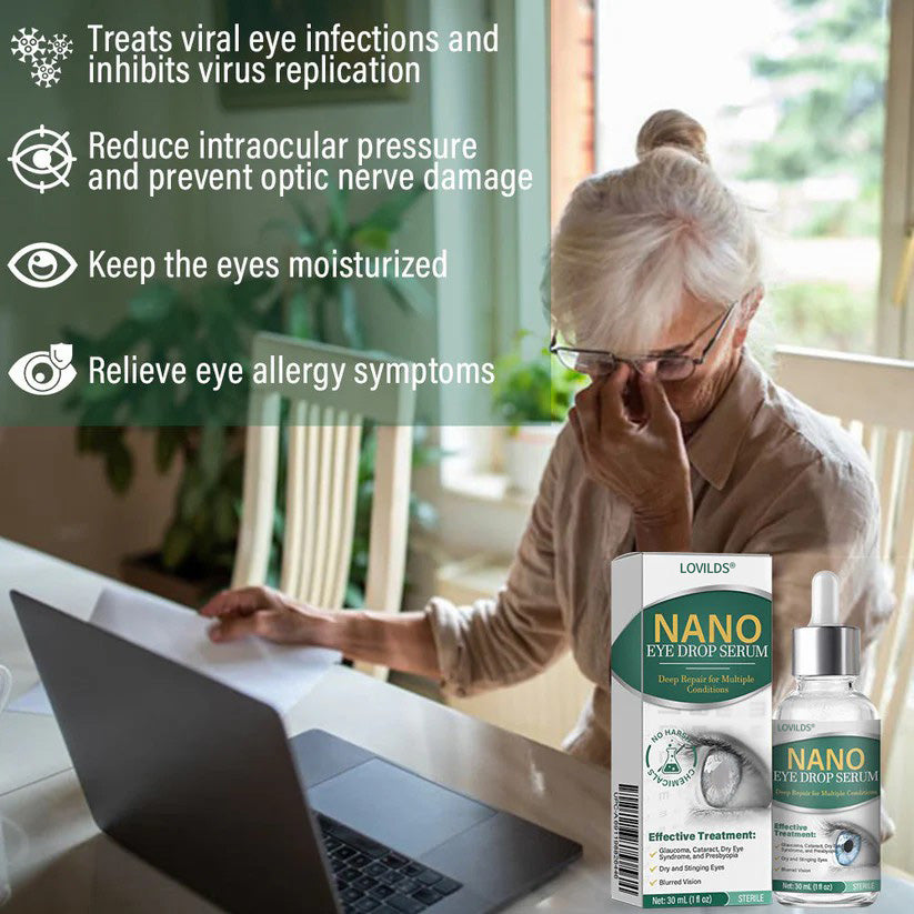 👩⚕️LOVILDS® Nano Eye Drops Serum ✅FDA Approved(Suitable for presbyopia, dry eye syndrome, glaucoma, and cataracts) 🌷