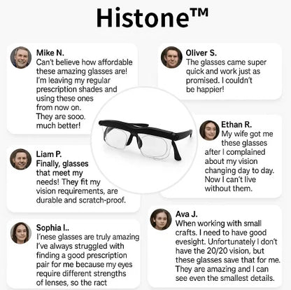 【ADJUSTABLE FOCUS GLASSES】See Every Moment Clearly With Histone™!