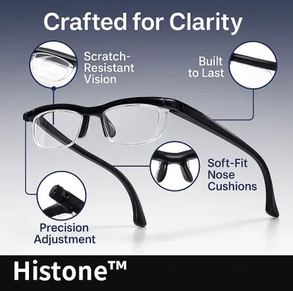 【ADJUSTABLE FOCUS GLASSES】See Every Moment Clearly With Histone™!