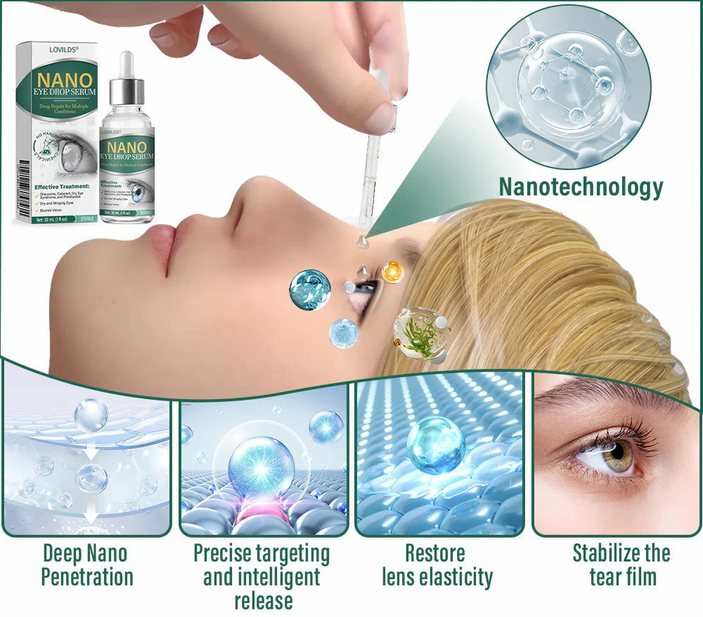 👩‍⚕️LOVILDS® Nano Eye Drops Serum ✅FDA Approved(Suitable for presbyopia, dry eye syndrome, glaucoma, and cataracts) 🌷