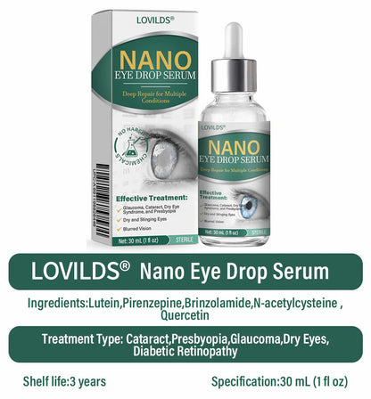 👩‍⚕️LOVILDS® Nano Eye Drops Serum ✅FDA Approved(Suitable for presbyopia, dry eye syndrome, glaucoma, and cataracts) 🌷