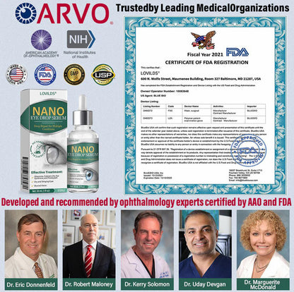 👩‍⚕️LOVILDS® Nano Eye Drops Serum ✅FDA Approved(Suitable for presbyopia, dry eye syndrome, glaucoma, and cataracts) 🌷