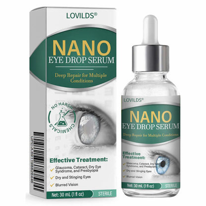 👩‍⚕️LOVILDS® Nano Eye Drops Serum ✅FDA Approved(Suitable for presbyopia, dry eye syndrome, glaucoma, and cataracts) 🌷