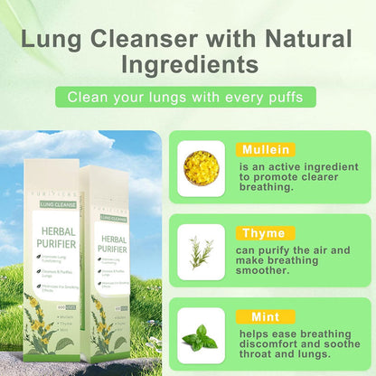 🏆【Upgraded 600-Puff】AQA™ Mullein Relaxation Stick – Soothes Lungs, Detoxifies, Freshens Breath