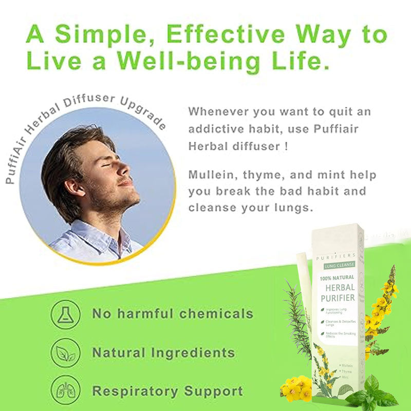 🏆【Upgraded 600-Puff】AQA™ Mullein Relaxation Stick – Soothes Lungs, Detoxifies, Freshens Breath