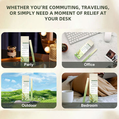 🏆【Upgraded 600-Puff】AQA™ Mullein Relaxation Stick – Soothes Lungs, Detoxifies, Freshens Breath