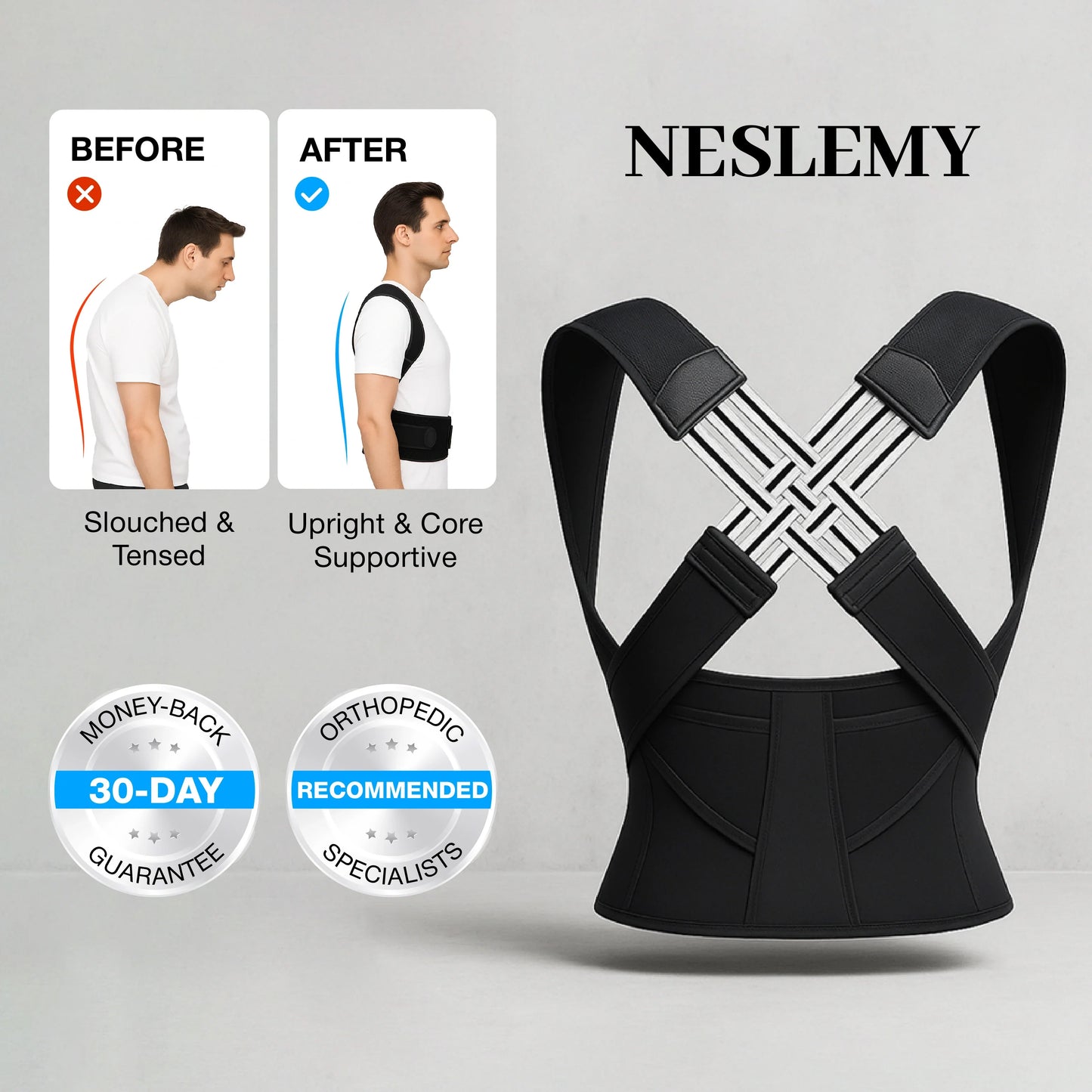 Doctor-Recommended Posture Corrector for All-Day Comfort